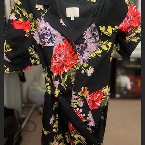 Cinq à Sept- Floral Wrap Jacket